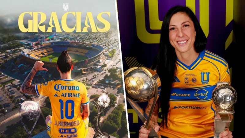 Jenni hermoso se despide de Tigres Femenil: “Es un hasta pronto” imagen del post