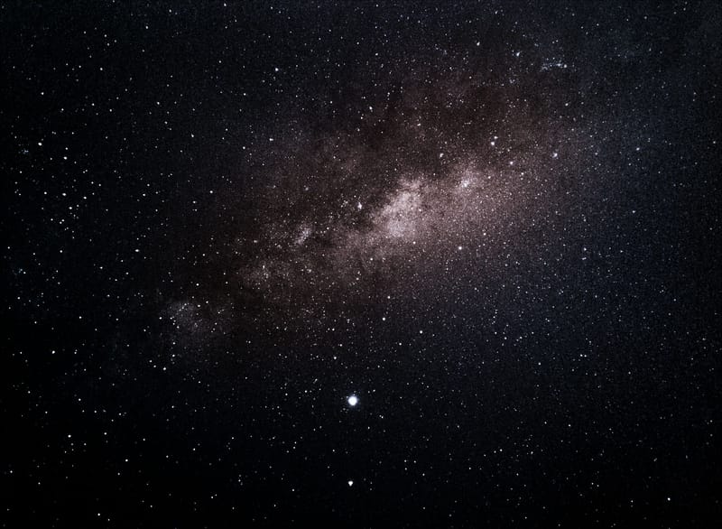 Stunning view of the Milky Way galaxy showcasing countless stars against the night sky.