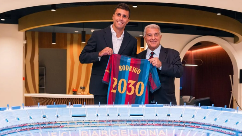 ¡Oficial! FC Barcelona anuncia fichaje de Rodri imagen del post