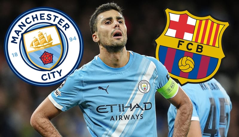 Manchester City rechaza la primera oferta del Barcelona por Rodri ¿Cuánto piden por él? imagen del post
