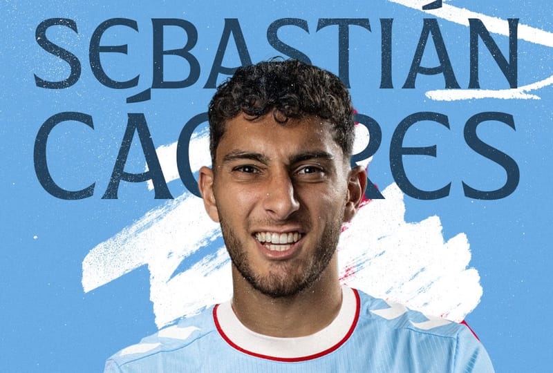 Vuela del nido: Sebastián Cáceres ficha con el Celta de Vigo imagen del post