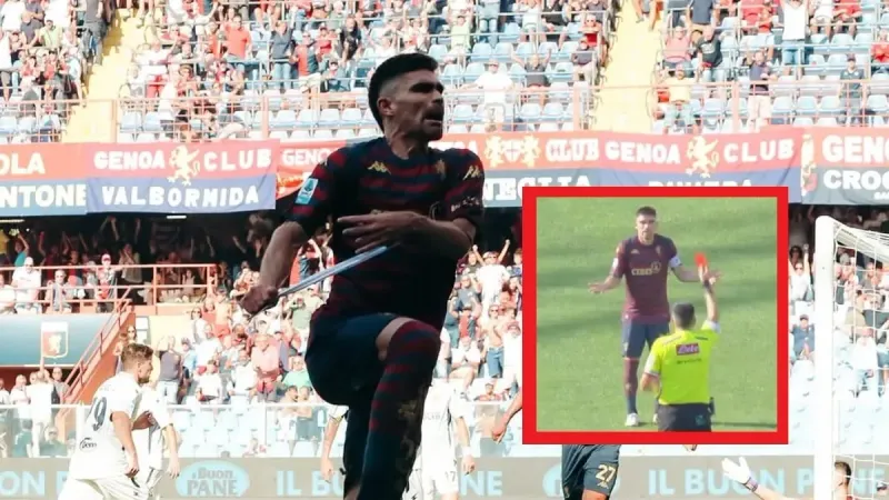 De anotador a expulsado: Johan Vásquez consigue un empate con Genoa y termina expulsado imagen del post