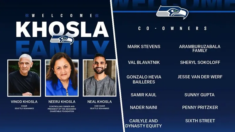 La NFL presenta a nuevos copropietarios mexicanos de Seattle Seahawks imagen del post