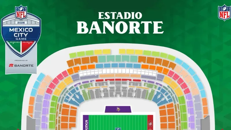 Revelan precios de los diferentes boletos y lo que incluyen para el juego de NFL en México 49ers vs Vikings imagen del post