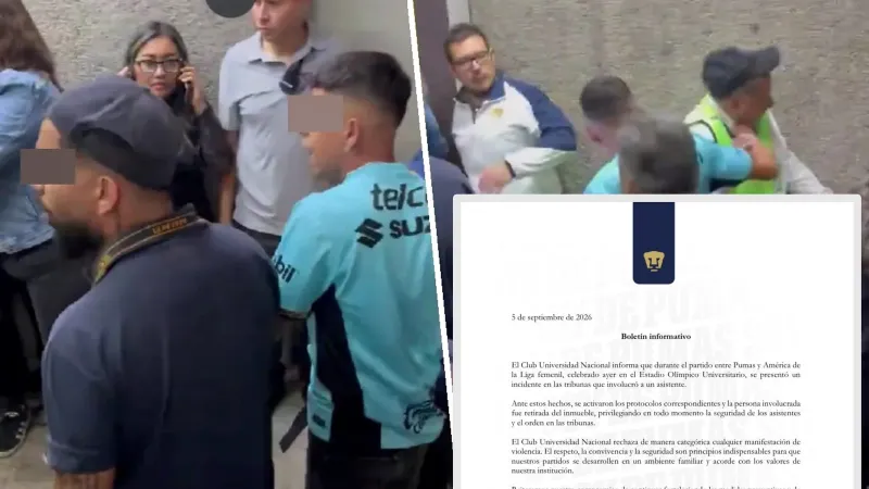 Ridículo "castigo" de Pumas al aficionado violento en partido femenil contra el América imagen del post