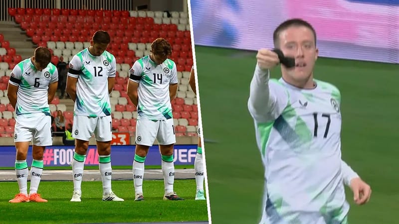 Jugadores de Irlanda protestan contra Selección de Israel por víctimas de Palestina en Gaza imagen del post