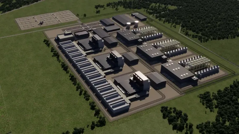 Representaciones SMR de nuevas instalaciones nucleares en Indiana