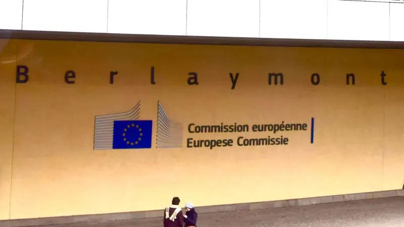 Sede de la Comisión Europea ubicada en el edificio Berlaymont en los barrios europeos de Bruselas, Bélgica.