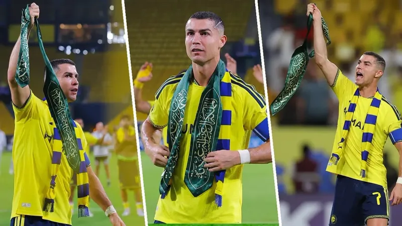 Cristiano Ronaldo y su simbólico gesto de apoyo a Arabia Saudí tras los ataques en Riad imagen del post