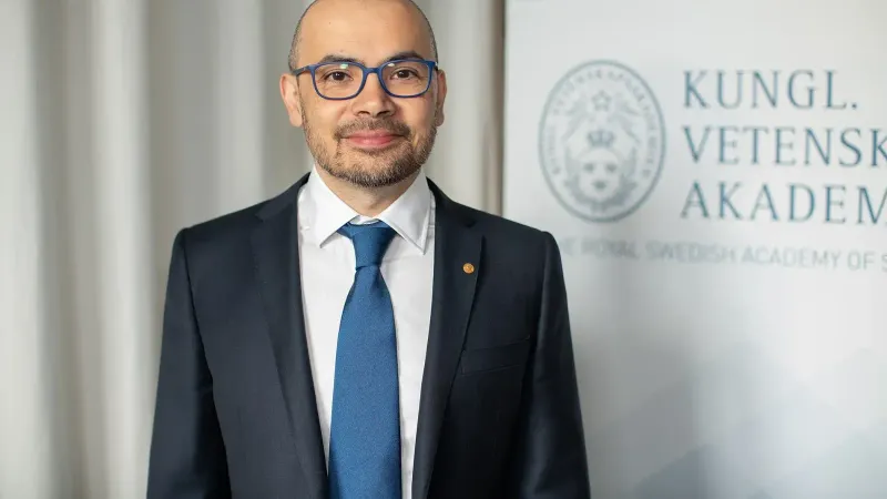 Demis Hassabis del Reino Unido, Premio Nobel de Química 2024, en la Semana del Premio Nobel 2024 en Estocolmo, Suecia