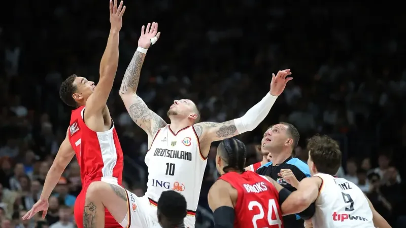 Basketball preparation match at Mercedes-Benz-Arena Berlin in preparation for the 2023 Basketball World Championships: Germany vs.