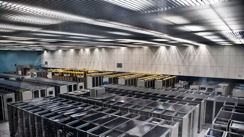 Sala de servidores en CERN (Suiza)