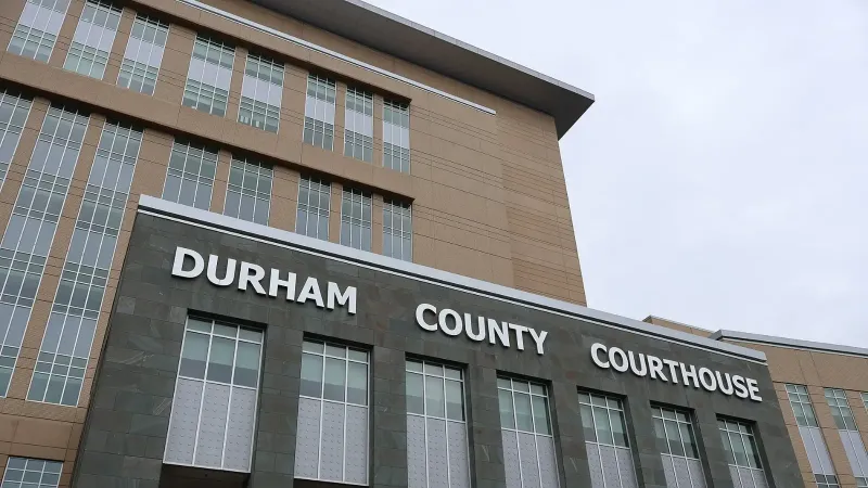 Durham County Courthouse in Durham, North Carolina.