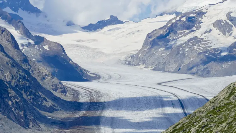 Aletsch Glacier view