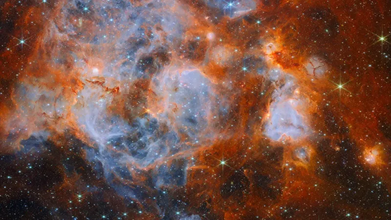 Imagen oficial de ESA/Webb, NASA & CSA, E. Sabbi, M. Zamani (ESA/Webb); ack.: M. H. Özsaraç