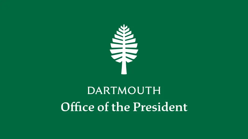 Imagen oficial de president.dartmouth.edu