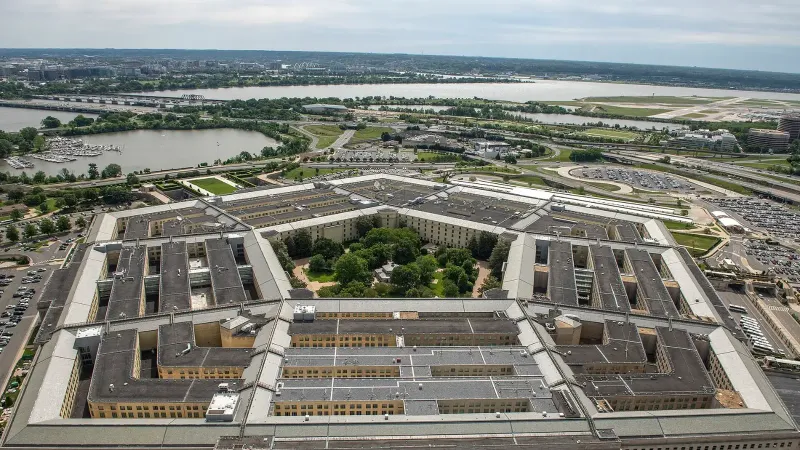 Una vista aérea del Pentágono, Washington, D.C., 11 de mayo de 2021.