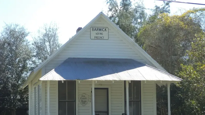 Barwick Voting Precinct, 1068 Main St., Barwick, Georgia
