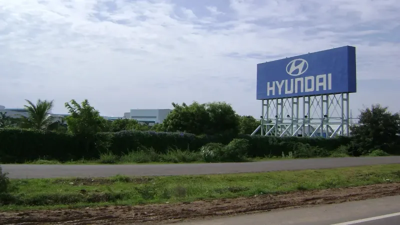 Hyundai's manufacturing plant near Chennai