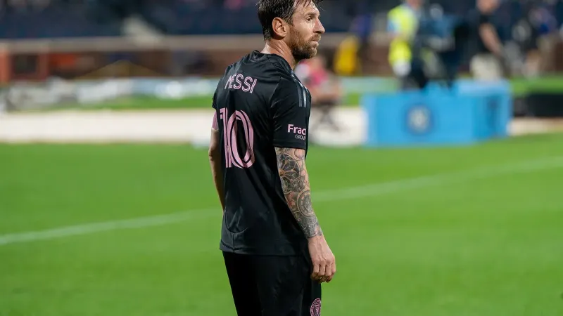 Lionel Messi during New York City FC vs Inter Miami CF on 24 Sep 2025