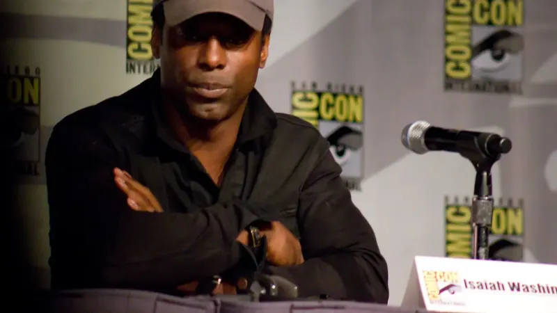 Isaiah Washington en la Comic-Con de San Diego 2013.