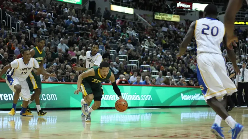 w:Jalen Brunson of Stevenson at the w:Illinois High School Association final four