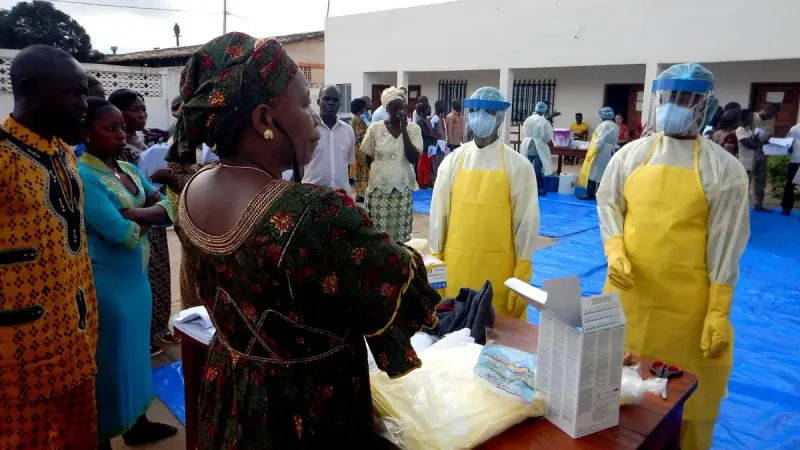 Guinea’s frontline healthcare workers are receiving practical training in identifying, isolating, and caring for suspect Ebola patients and protecting themselves while doing so.
