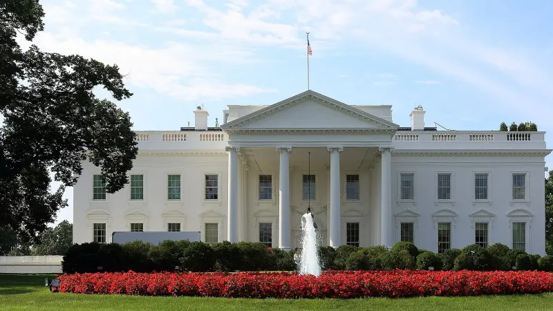 lado norte de la casa blanca