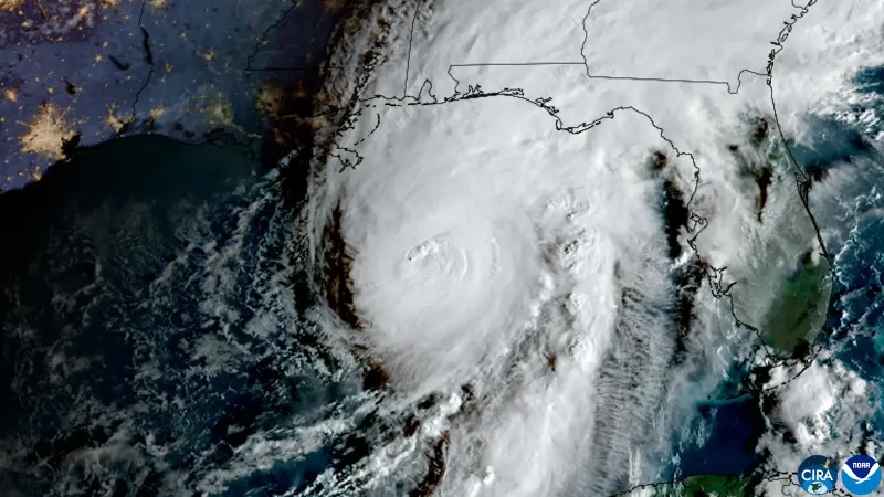 The complete lifetime of Hurricane Isaias as seen from satellites.