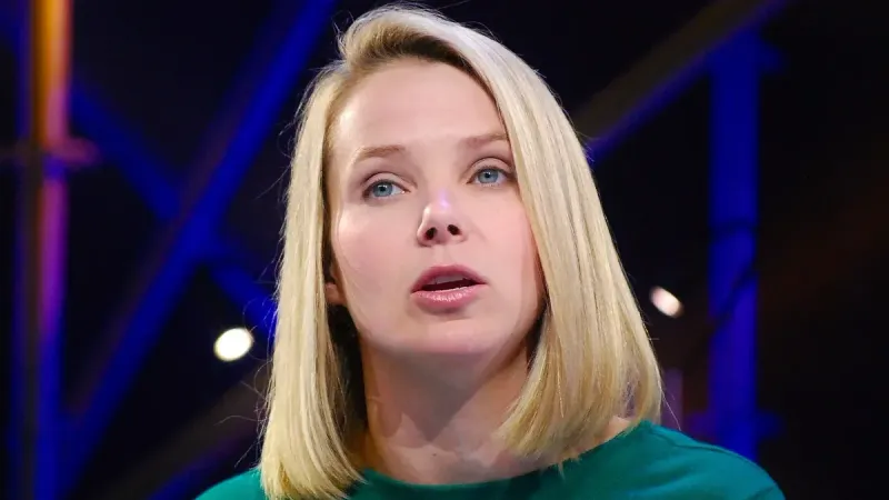 Marissa Mayer en una entrevista mientras trabajaba para Google.