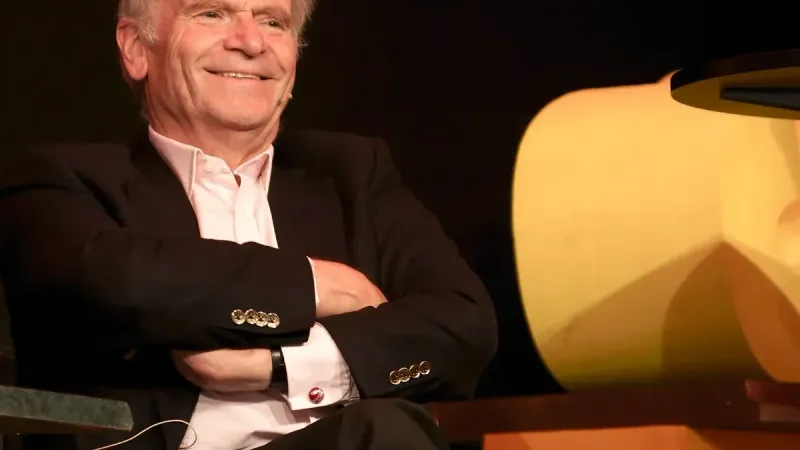 Jeffrey Archer at Oslo bokfestival.
