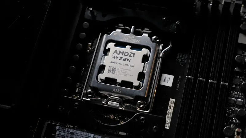 Vídeo del AMD Ryzen 7 9800x3D con benchmarks de juegos y comparaciones con modelos anteriores.