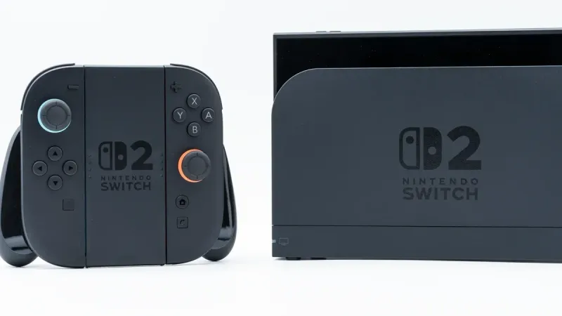Vista de la Nintendo Switch 2.