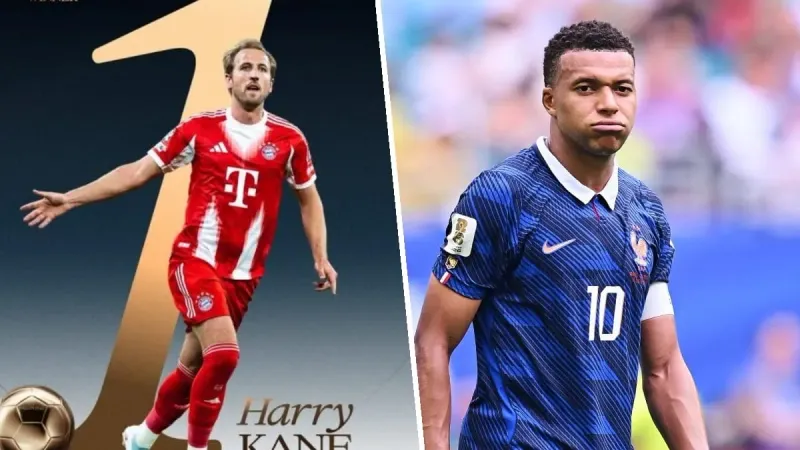 ¡Por 28 puntos! Harry Kane le ganó el Balón de Oro a Mbappé por casi nada imagen del post