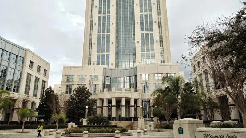 Palacio de Justicia del Condado de Orange en el centro de Orlando