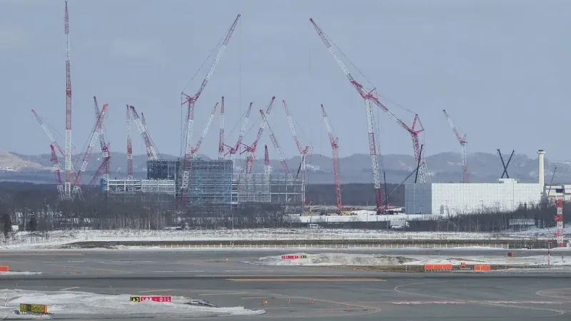 Rapidus factory under construction
