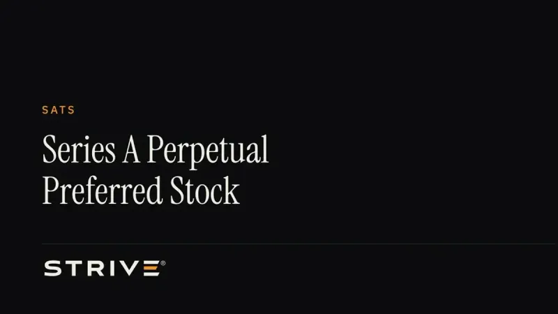 SATS: Series A Perpetual Preferred Stock. Strive.