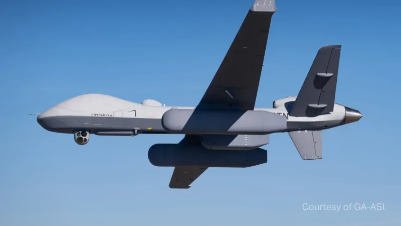 Saab LoyalEye AEW radar with the MQ-9B remotely piloted aircraft system from GA-ASI (Photo: GA-ASI)